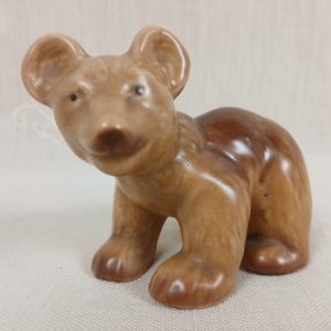 Figurine ourson en porcelaine